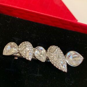 Sparkling Swarovski Crystal HairClip EUC worn once.